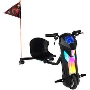 Patinete Elétrico 3 Rodas Triciclo Infantil 250w Veloz 20km/h Black BEL