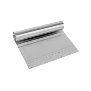 Espatula de Inox Raspador Cozinha Multiuso Cortador Massas Doces