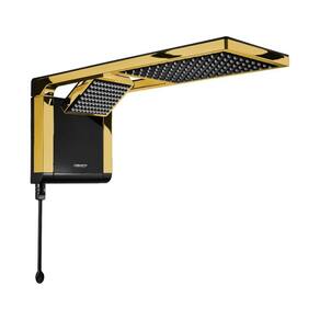 Chuveiro Lorenzetti Acqua Duo Preto Matte Gold 7800W 220V