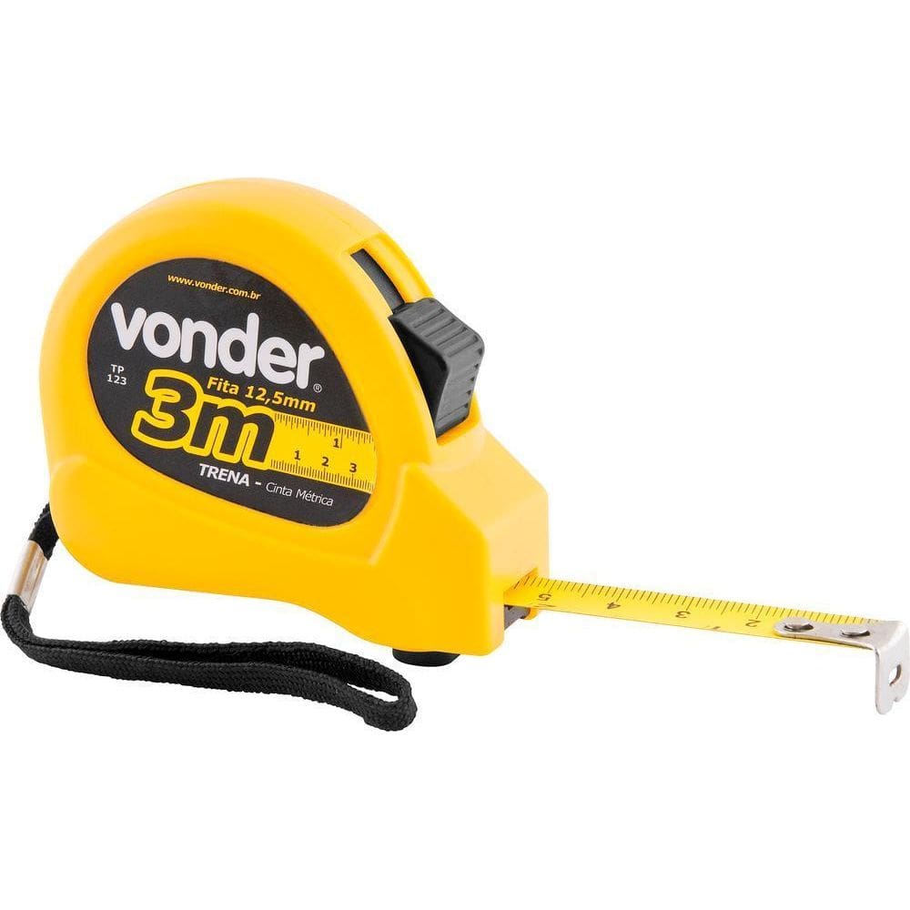 Trena Aço 3Mx12,5Mm Curta Vonder