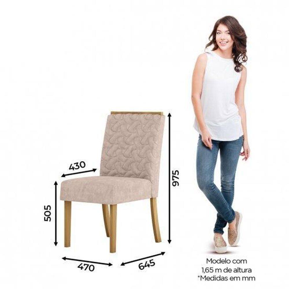 Conjunto 4 Cadeiras Adore - Móveis Henn