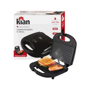 Sanduicheira Grill KIAN 127V Antiaderente 750W