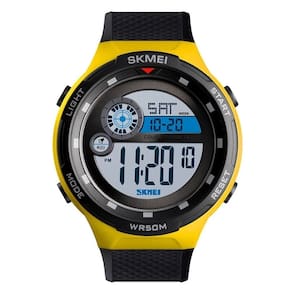 Relógio Masculino Skmei Digital 1465 Preto e Amarelo