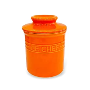 Manteigueira Le Chef Laranja 8x8x10 cm - Hauskraft