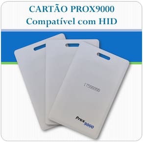 Cartões PVC Prox9000 125KHz HID Creactiv 100 Unid.