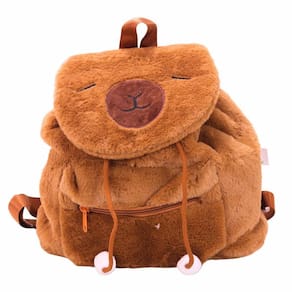 Mochila De Pelúcia Capivara Fofinha R3601 - Bbr Toys
