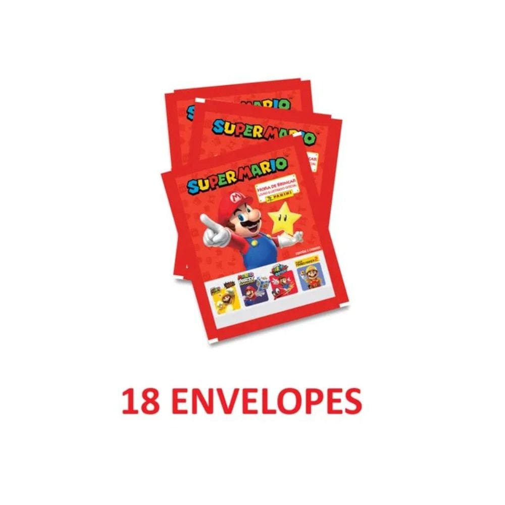 SUPER MARIO - Kit Com 18 Envelopes