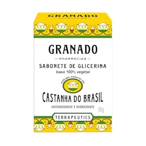 Sabonete em Barra de Glicerina Granado Terrapeutics Castanha do Brasil 90g