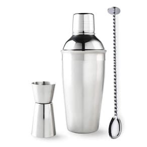 Kit Coqueteleira 500ML Dosador e Colher Bailarina Up Home UD015