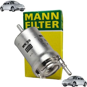 Wk 59 X - Filtro De Combustível - A3 2005 A 2012 / Golf 2001 A 2007 / New Beetle 1999 A 2010 / Polo 2002 A 2006 / Polo Sedan 2002 A 2008 - Mann Filter