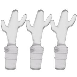 3 Tampas para Fechar Garrafa de Vinhos Espumante Rolha 8x2cm