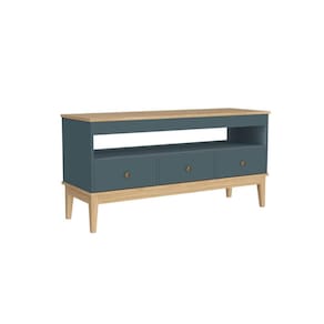 Balcão Aparador Colonial com 3 Gavetas 120x41x60cm Mel Petro