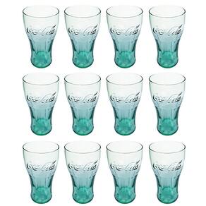 Copo Contour Coca Cola Verde 470ml 12 Unidades - Nadir 705007