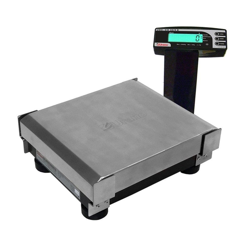 Balança Urano para Checkout UDC CO - 30Kg/5g, Cinza
