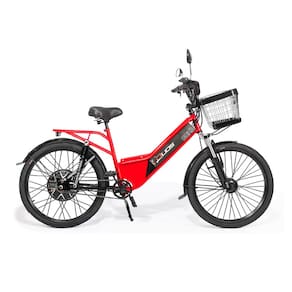 Bicicleta Elétrica - New Full 800w - Vermelha - Duos Bikes