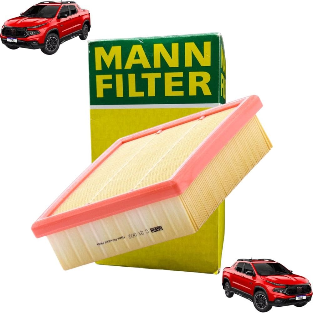 C 21 002 - Filtro De Ar - Toro 2015 A 2024 / Commander 2021 A 2024 / Compass 2016 A 2024 / Renegade 2015 A 2021 - Mann Filter