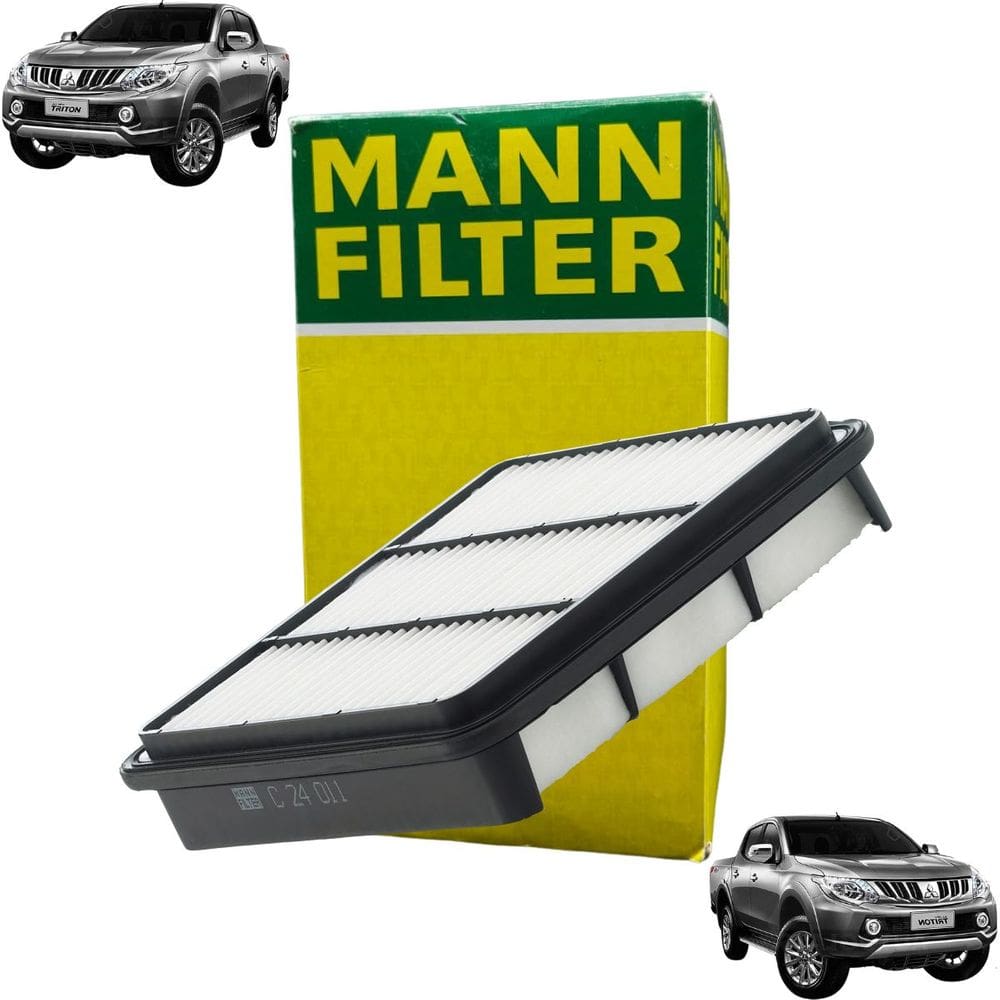 C 24 011 - Filtro De Ar - L200 2007 A 2024 / Pajero 2007 A 2013 - Mann Filter
