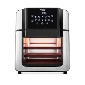 Air Fryer Oven Philco 15L 2 Em 1 Com Painel Digital