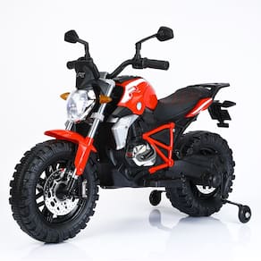 Moto Eletrica Infantil Ducati Monster 12V com Led Vermelha