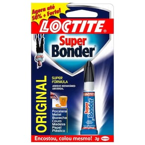 Cola Super Bonder Ultra Mais Forte Mais Rápida Loctite 20G - 2677335