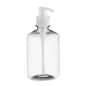 Frasco Pump Shampoo Condicionador e Cosméticos 350mL Dompel Branco