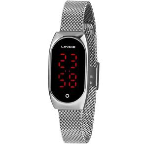 Relógio Lince Feminino Prata Digital Ldm4641l Pxsx
