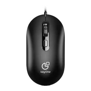 Mouse Keytime TechGear 2400DPI USB2.0 1.3M Preto - KYT00004