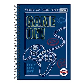 Caderno Espiral Capa Dura Pequeno 1/4 Pepper 80 Folhas Tilibra Estampa 3