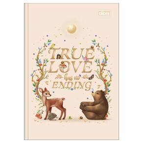 Caderno Brochura Capa Dura 1/4 Pequeno Loveland 80 Folhas Tilibra Estampa 7