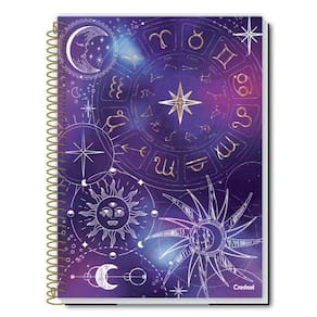 Caderno Espiral Capa Dura Universitário 10 Matérias Stamp 160 Folhas Estampa 2