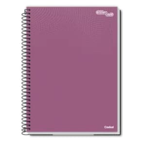 Caderno Espiral Universitário A4 10 Matérias 160 Folhas Essenciale Credeal Roxo