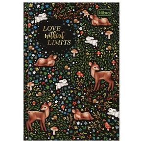 Caderno Brochura Capa Dura 1/4 Pequeno Loveland 80 Folhas Tilibra Estampa 6