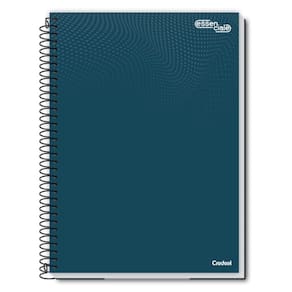 Caderno Espiral Universitário A4 10 Matérias 160 Folhas Essenciale Credeal Azul