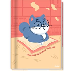Caderno Brochura Capa Dura 1/4 Pequeno Lala Pets 80 Folhas Credeal Estampa 8