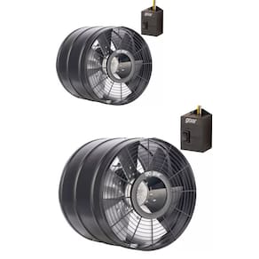 Kit 2 Exaustores Axiais Industriais 30 cm GoAr EP30 M42 220V Academia