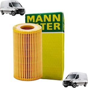 Hu 7010 Z - Refil Filtro De Óleo - Sprinter Chassi 2012 A 2024 / Sprinter Furgão 2012 A 2024 / Sprinter Van 2012 A 2024 - Mann Filter