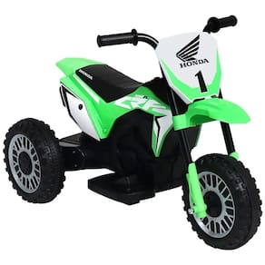 Moto Eletrica Infantil 3 Rodas Crf 450R Honda 6V Verde - Belfix