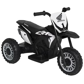 Moto Eletrica Infantil 3 Rodas Crf 450R Honda 6V Preta - Belfix