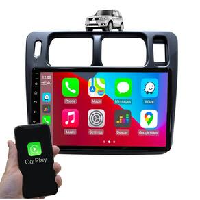 Kit Multimidia Pajero TR4 2010 / 2014 Carplay AndroidAuto USB BT FM 9 Pol - Roadstar 908BR
