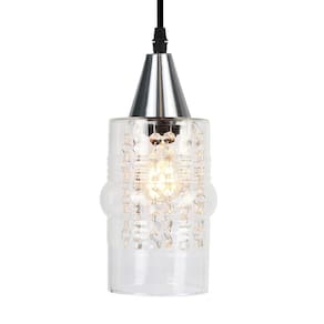 Lustre Pendente Taschibra Cristal Ali Liso E27 Transparente