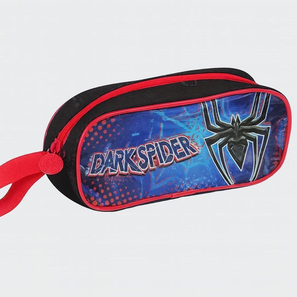Estojo Simples Escolar Dark Spider Clio