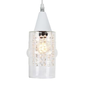 Lustre Pendente Taschibra Cristal Ali Liso E27 Transparente