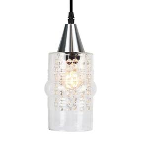 Lustre Pendente Taschibra Cristal Ali Liso E27 Transparente