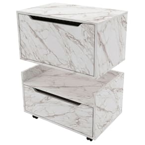 Kit Balcão e Gabinete de Banheiro 1 Porta 1 Gaveta e Rodízio