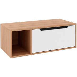 Gabinete de Banheiro 80 cm com 1 Porta e Nicho