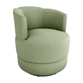 Poltrona Decorativa Giratória Base De Ferro Marselha Boucle Mostarda Matrix