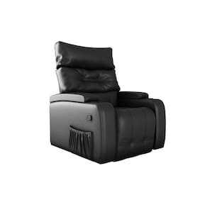 Poltrona Papai Giratória Reclinavel Commander Preto Matrix