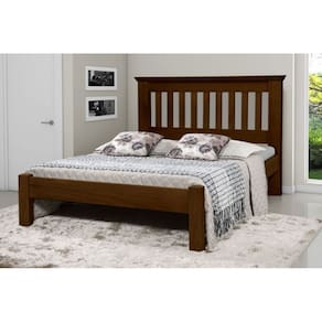 Cama de Casal Texas de Madeira Maciça Tauari