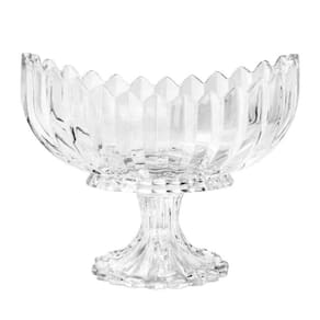 Centro de Mesa com Pé de Cristal Geneva Wolff