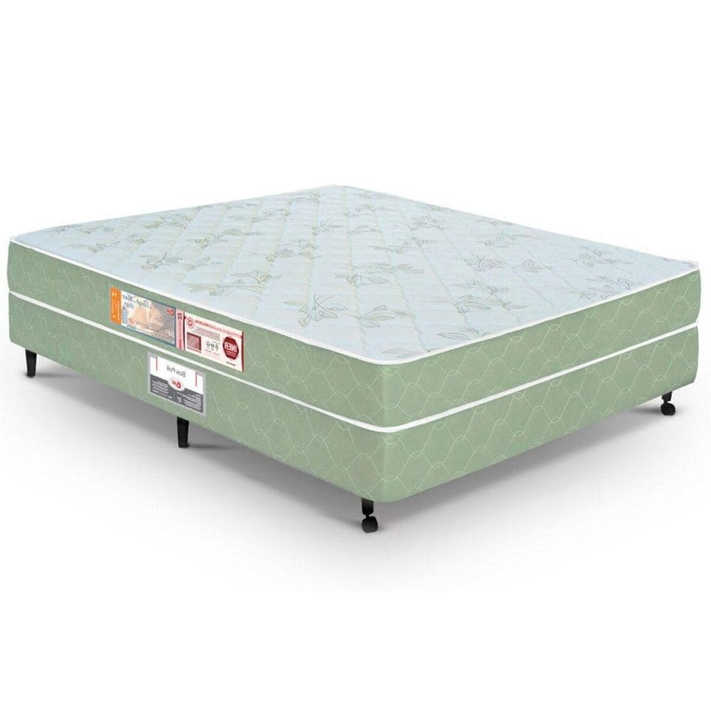 Cama Box Casal Castor Sleep Max D33 138x188x45 + Box Castor